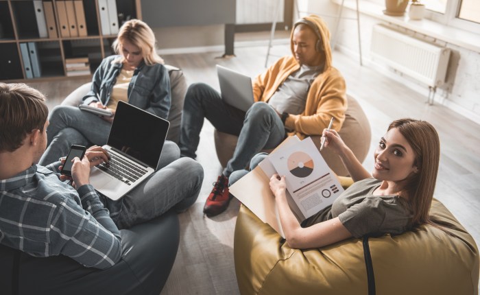 Relaxed new leadership